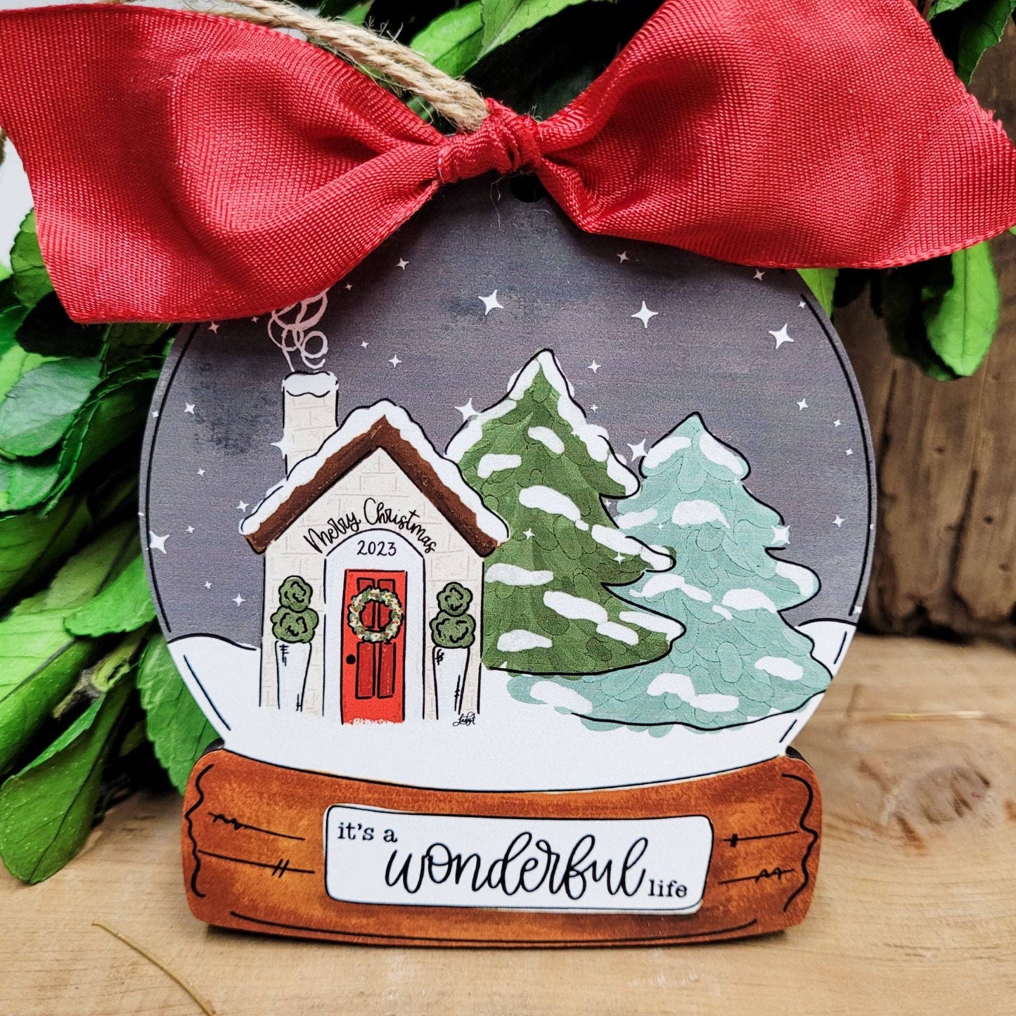 Christmas Ornament: 'It's a Wonderful Life' Cottage Scene -