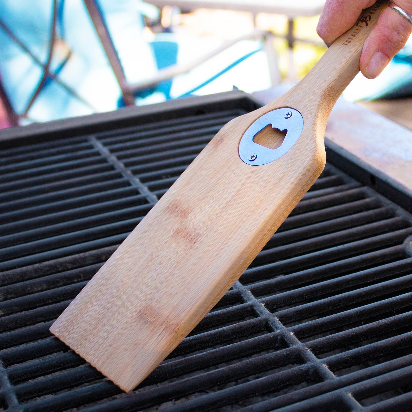 BBQ Grill Scraper with Bottle Opener