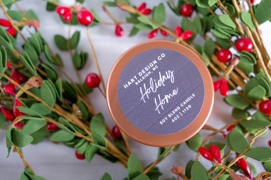 Holiday Home | Holiday Candle Collection: 4oz tin