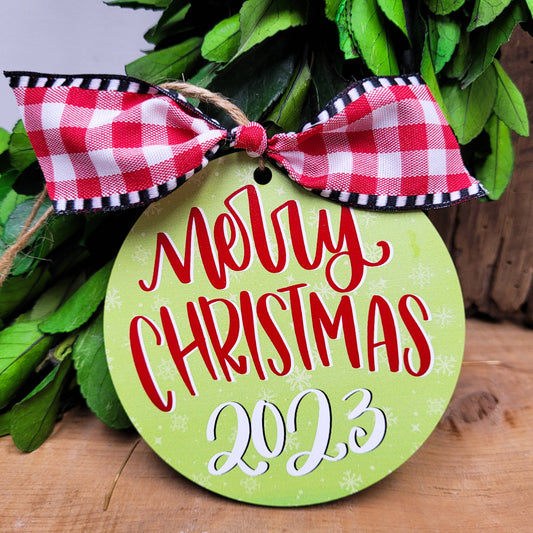 Merry Christmas 2023 ornament