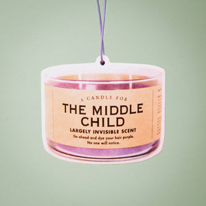 Middle Child Air Freshener | Funny Car Air Freshener