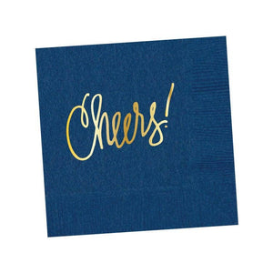 Cheers! | Napkins (18 colors): Navy Blue