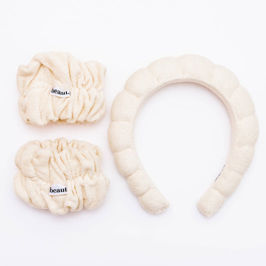 bubble headband + wristbands set: