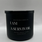 I Am A Survivor 17 oz Candle: Creamy Vanilla