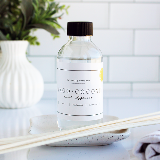 Home Collection | Reed Diffusers (4 oz.): Mango+Coconut