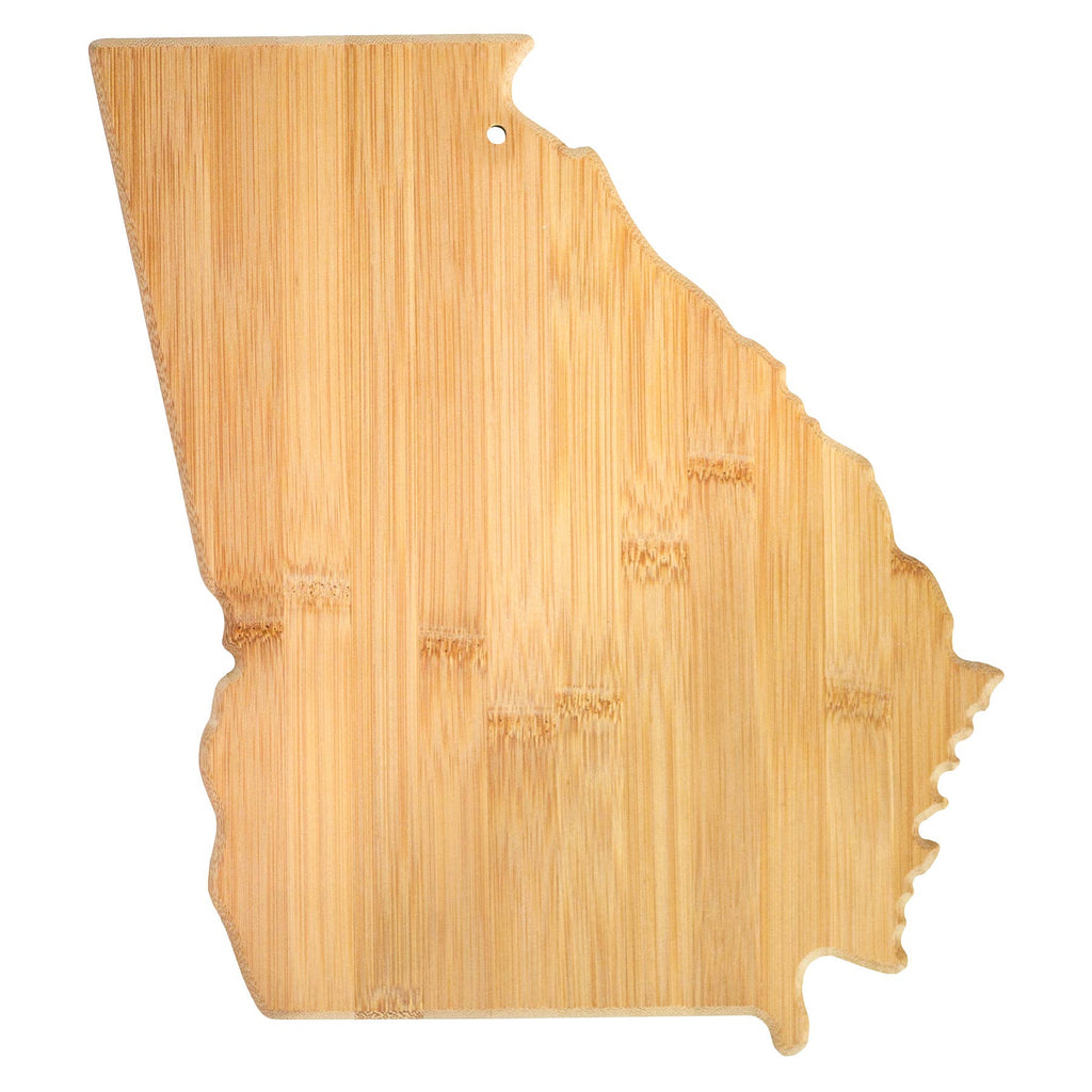 Georgia State-Shaped Bamboo Serving & Cutting Board