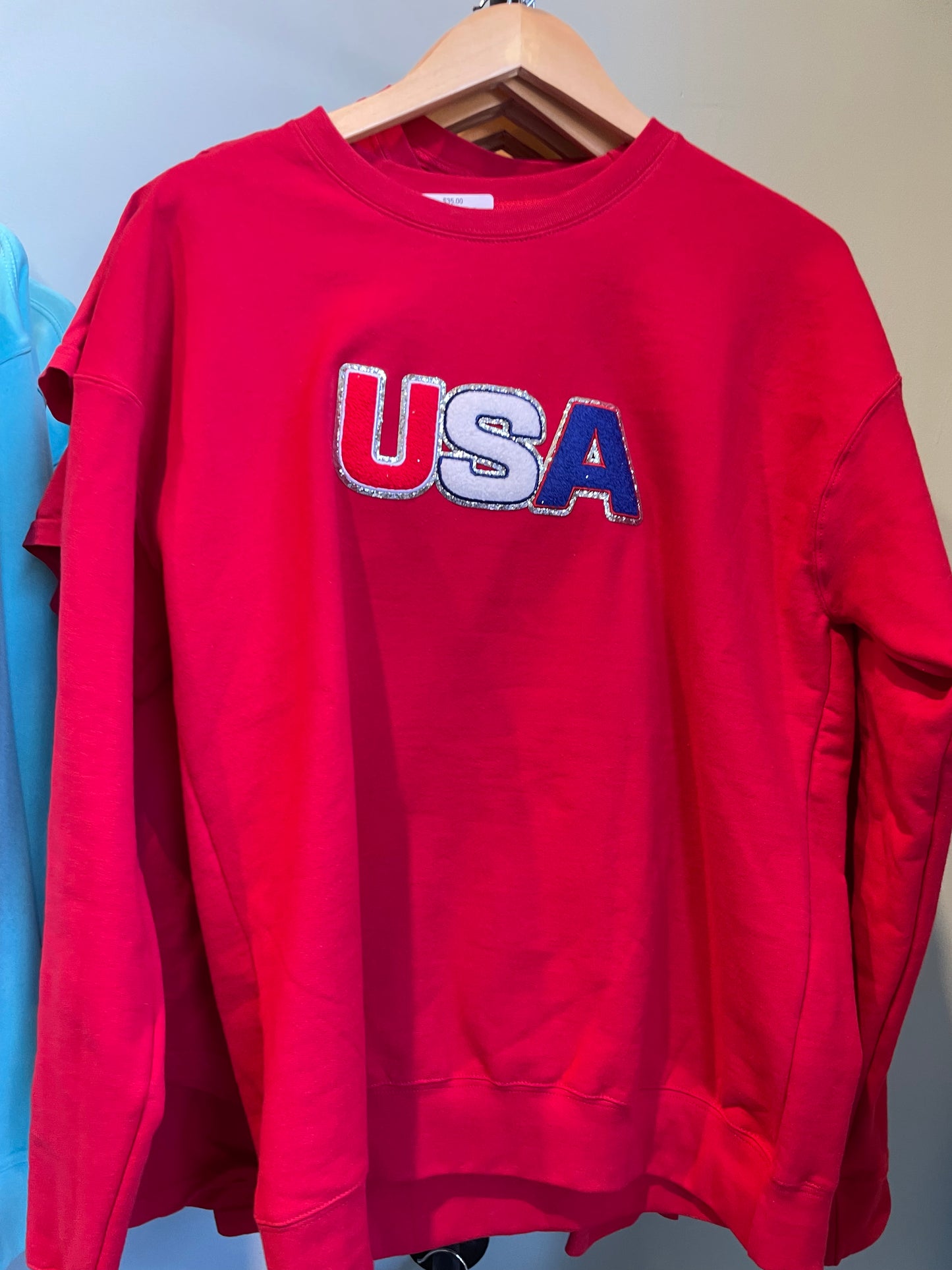 USA patch shirt