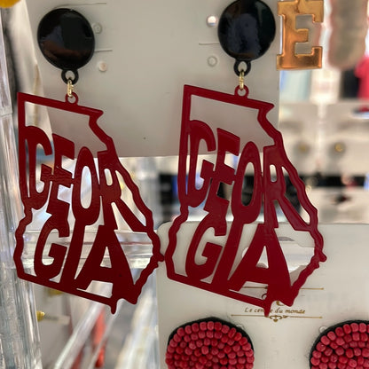 Georgia metal earrings