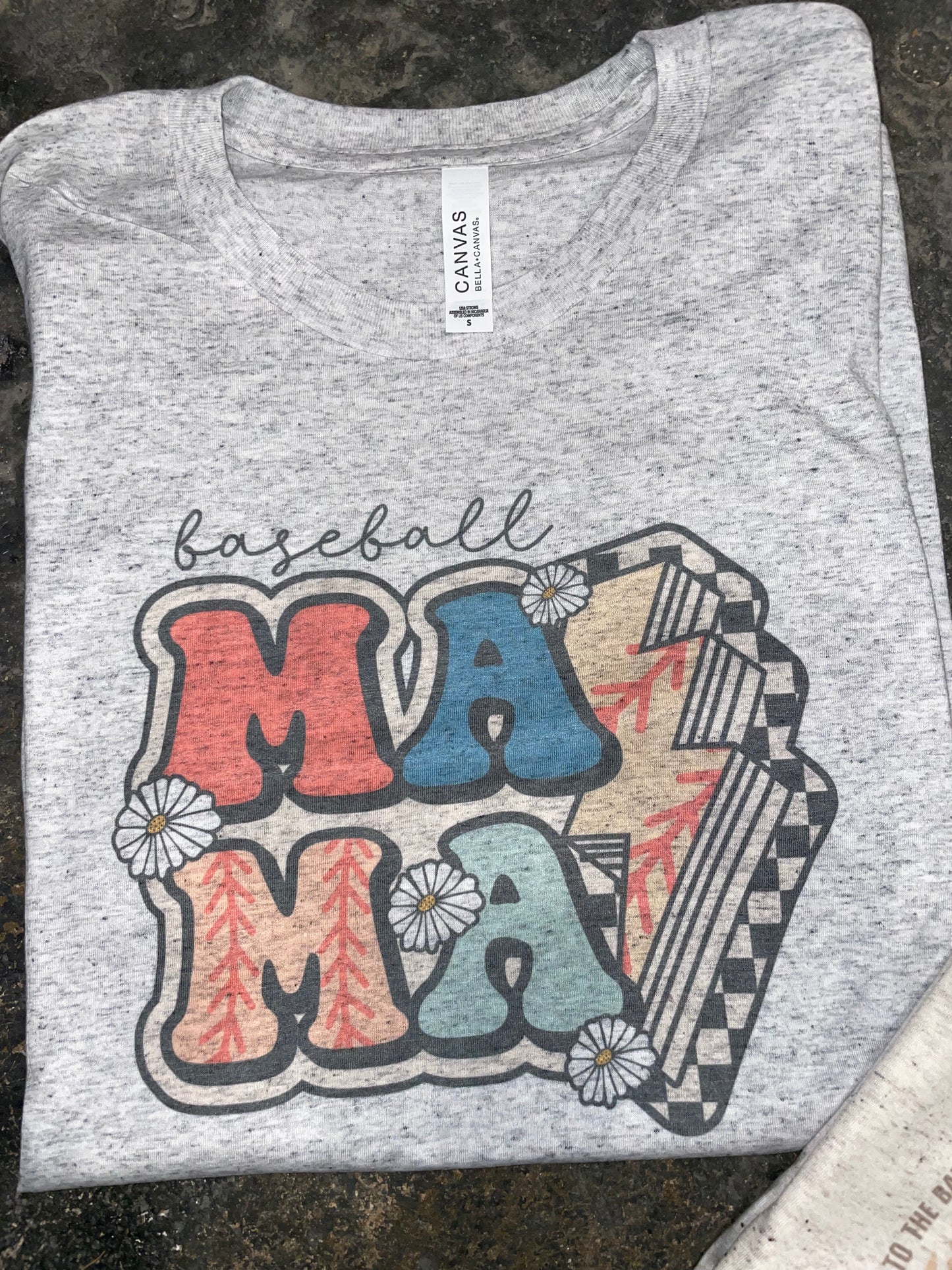 Baseball mama sublimation tshirts