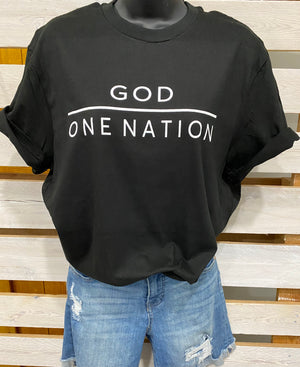 One nation under God tee