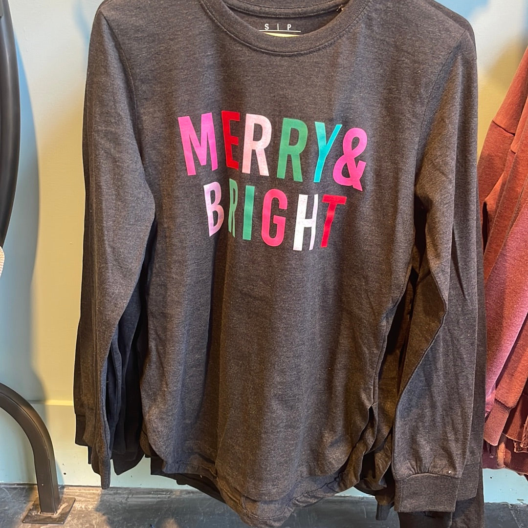 Merry and bright longsleeve