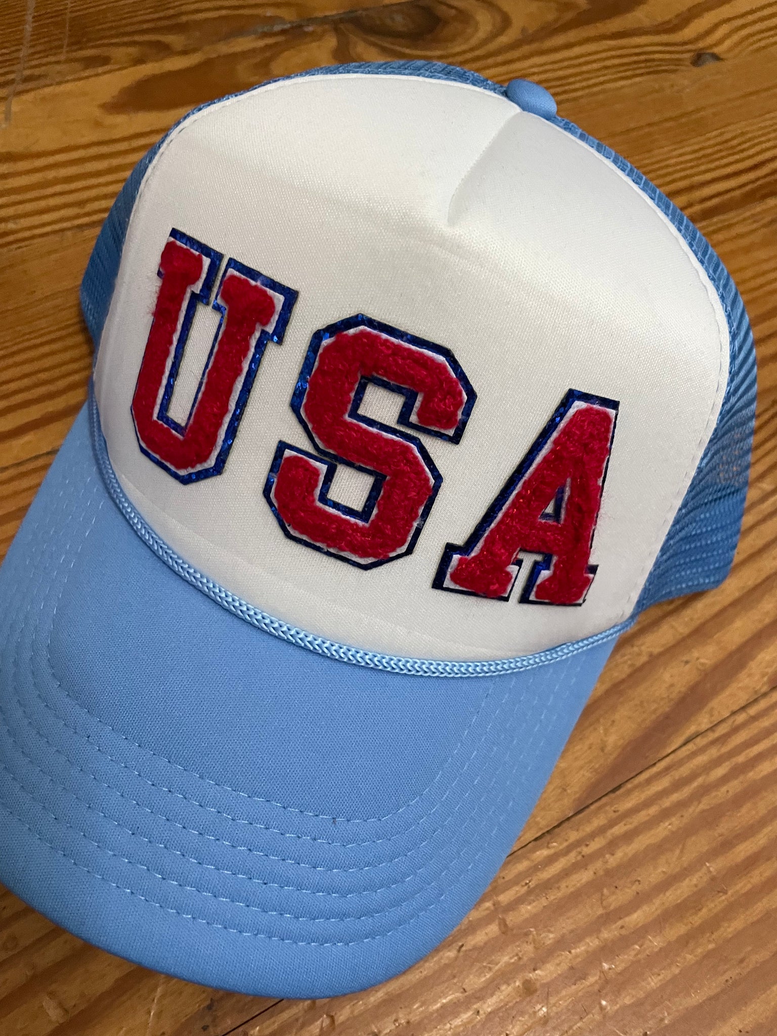 USA foam trucker hat