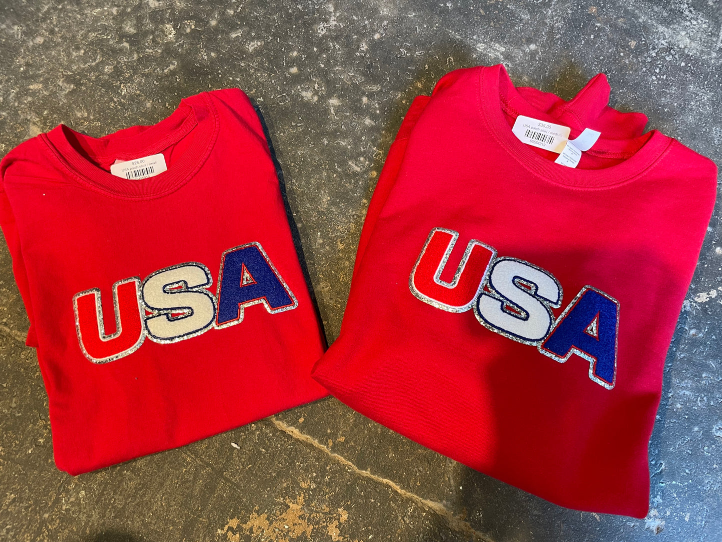 USA patch shirt