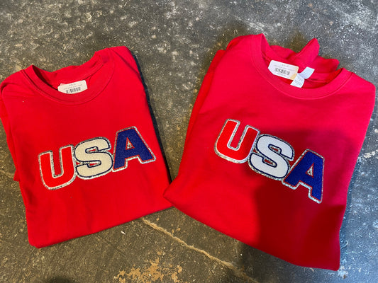 USA patch shirt