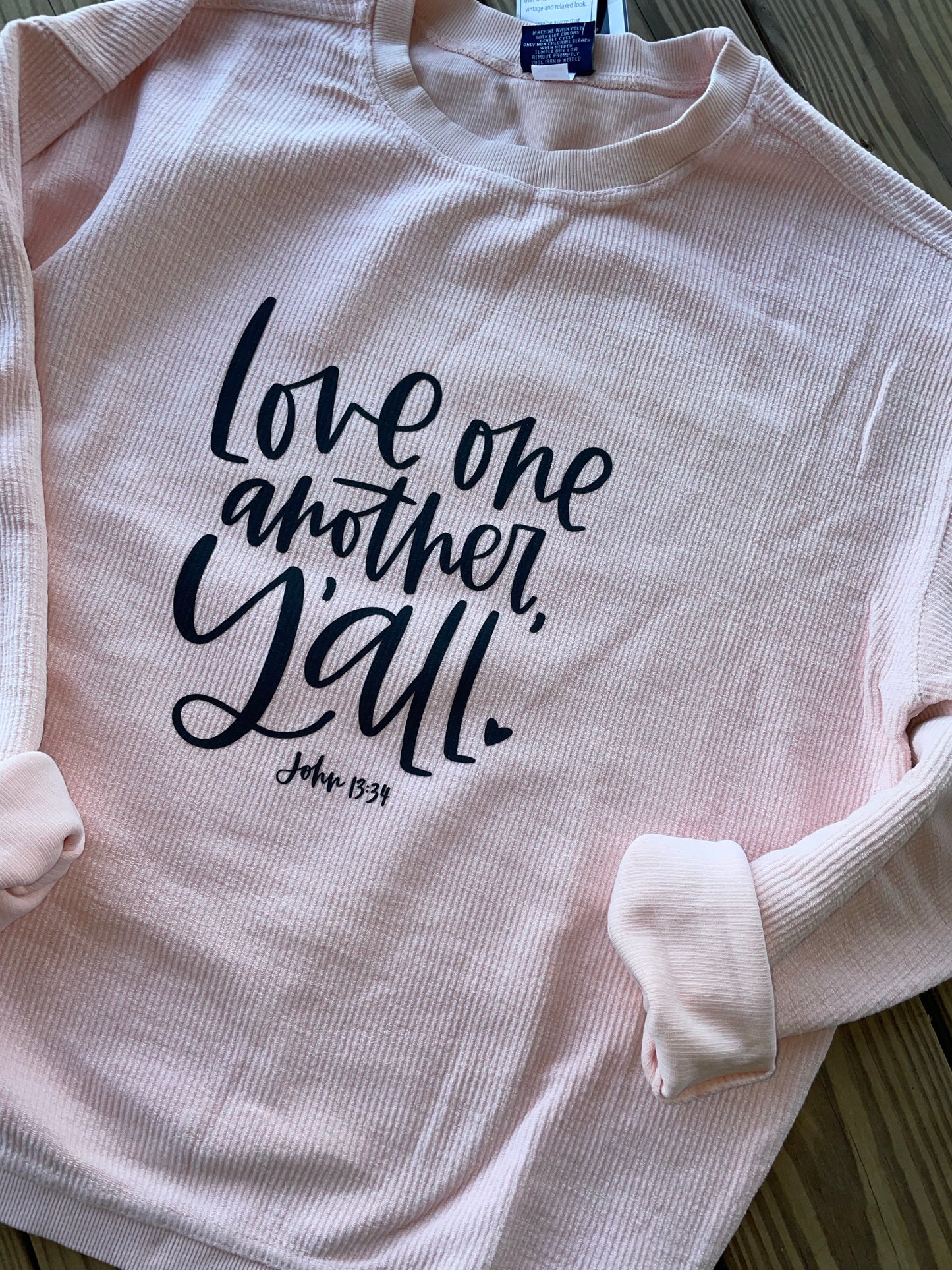 Love one another Y’all sweatshirt