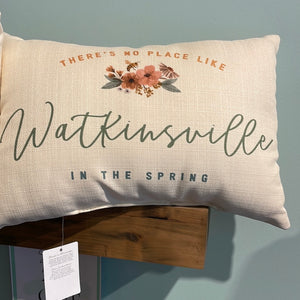 Watkinsville spring pillow