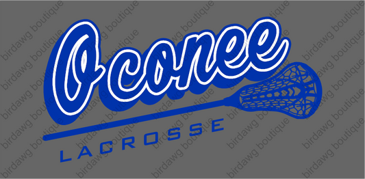 Oconee Lacrosse with stick